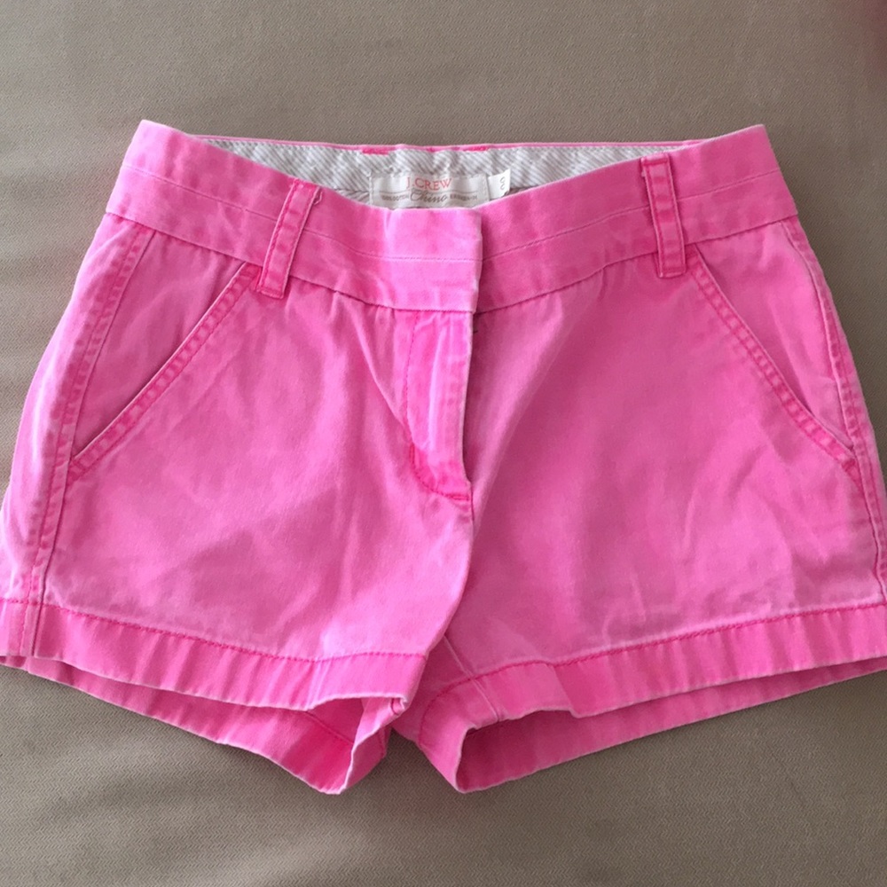 Jcrew pink shorts